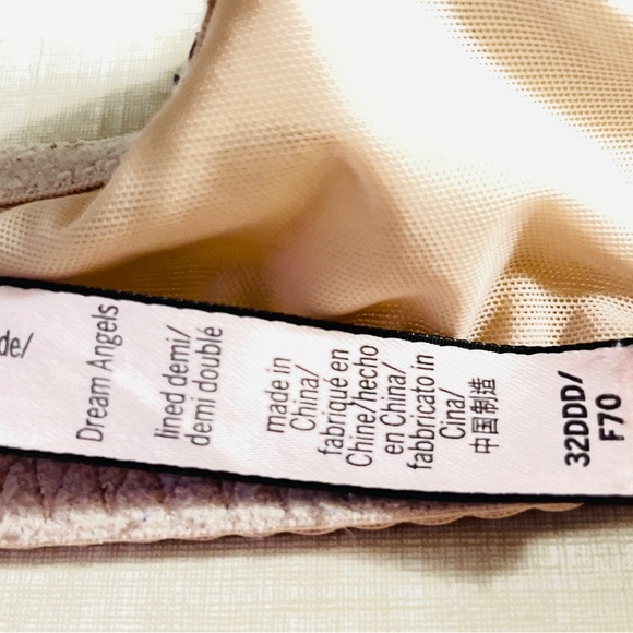 VS dream angels beige bra. Size 32DDD - Picture 1 of 3